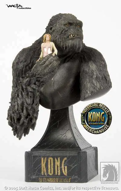 king kong with ann bust