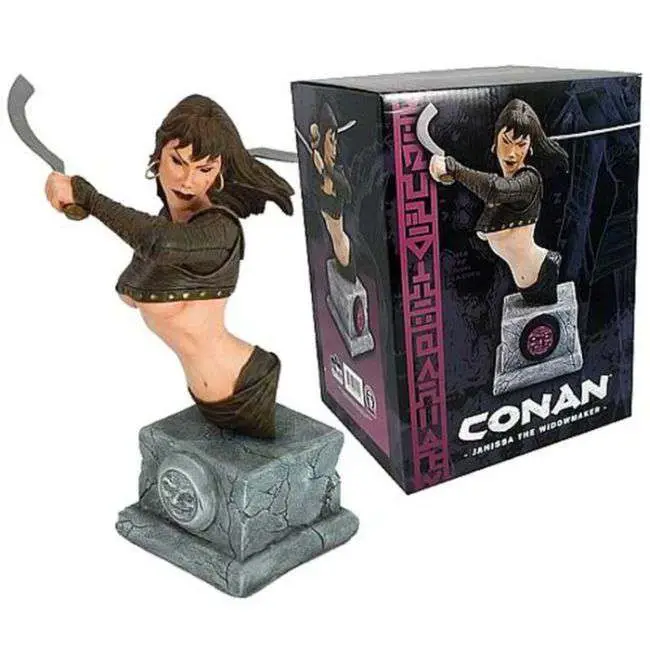 conan janissa the widowmaker bust