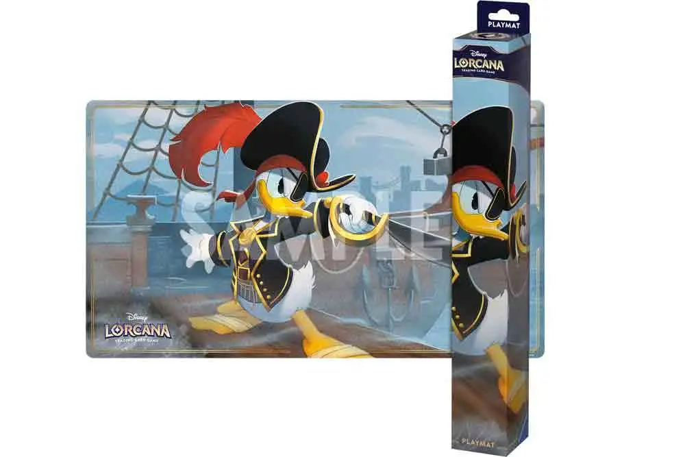 lorcana - gaming playmat - donald duck – buccaneer