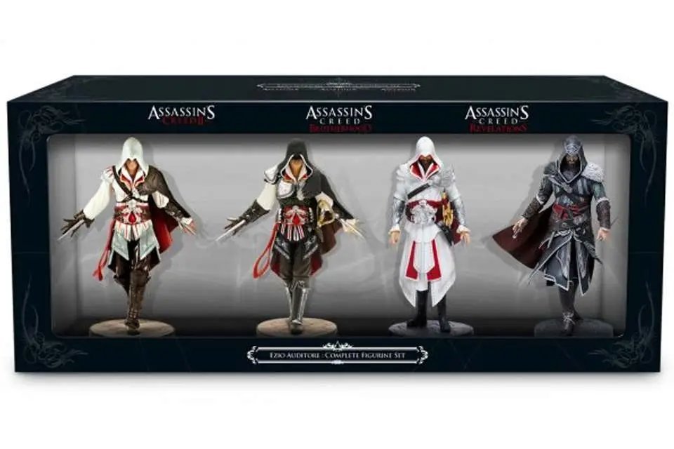 assassins creed ezio 4-pack pvc statue