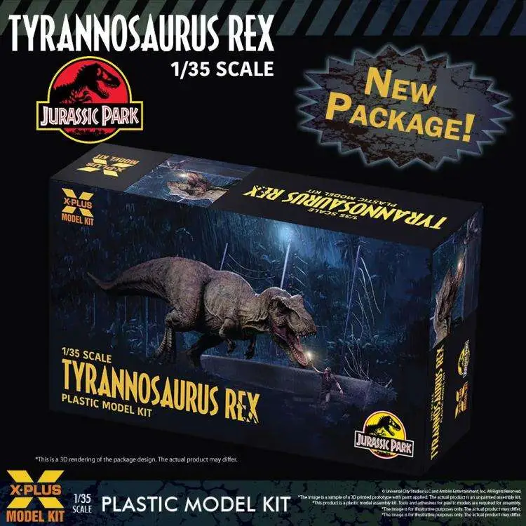 jurassic park t-rex 1/35 mkit re-run