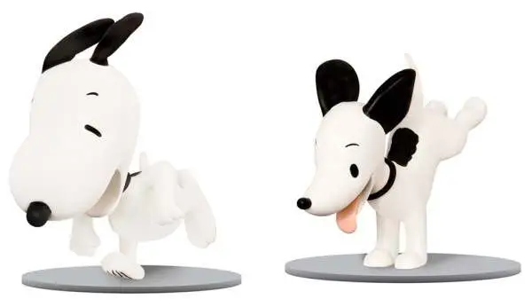 peanuts snoopy then & now fig set