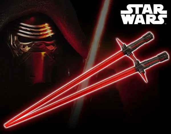 sw lightsaber chopsticks kylo ren