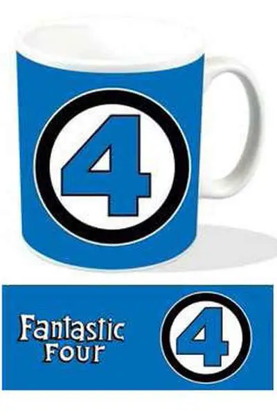 fantastic four logo mug