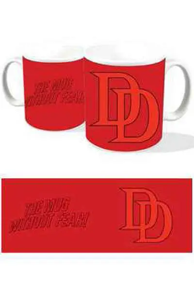 daredevil logo without fear mug