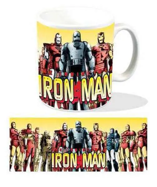 iron man armours mug