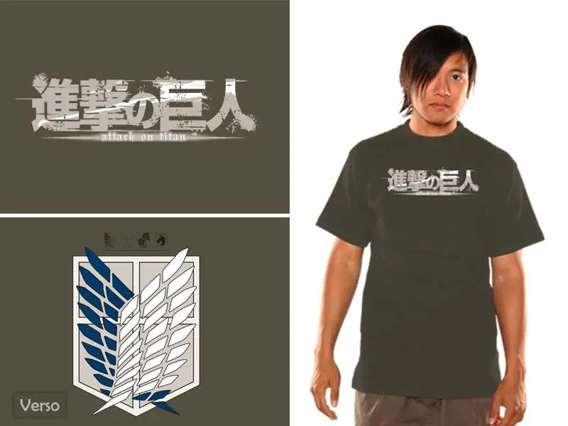 t/s aot scout boy - xxl