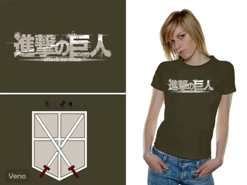 t/s aot cadet slim fit girl - s