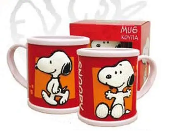 peanuts pvc mug gift box (gialamas)