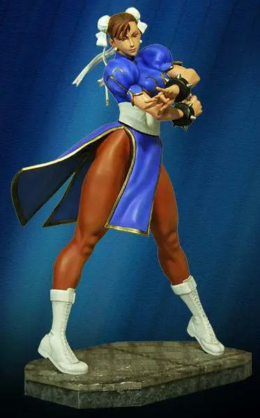 street fighters chun li statue