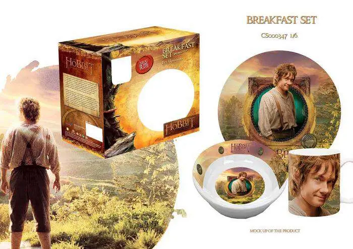 hobbit breakfast children set