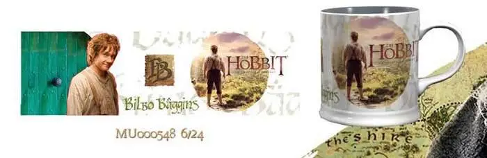 hobbit mug relief bilbo baggins