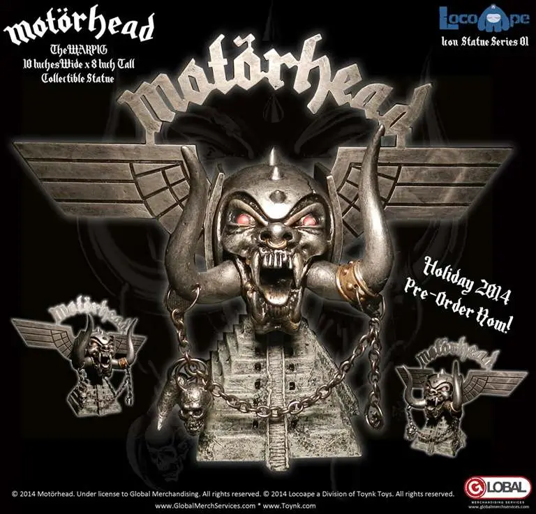 motorhead warpig collectible statue