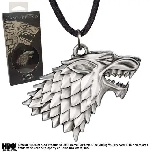 game of thrones stark costume pendant