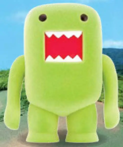 domo 4" lime soda flocked vinyl fig
