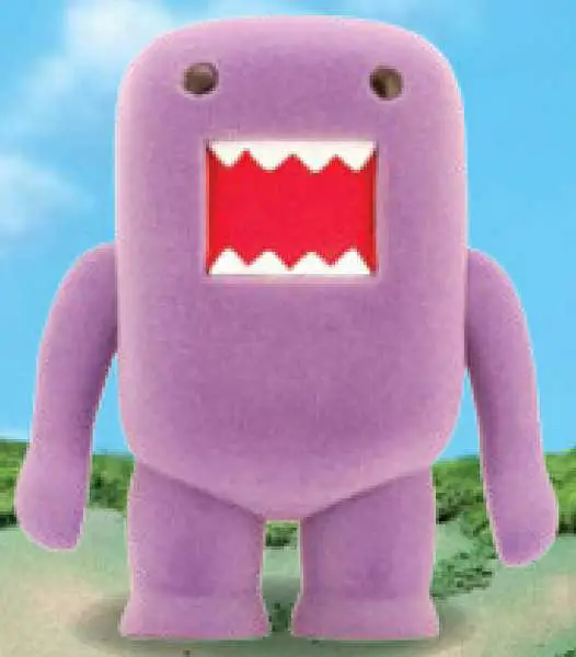 domo 4" grape soda flocked vinyl fig