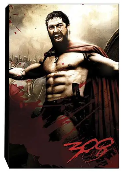 300 stretched art on canvas -leonidas-
