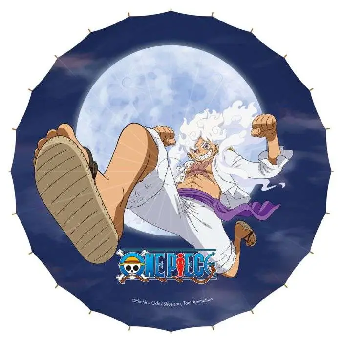 one piece monkey d. luffy gear 5th japanese parasol
