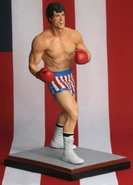 rocky 12" statue