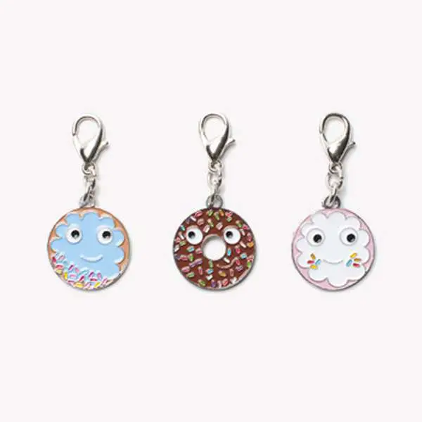 yummy donut enamel zipper pulls box (150