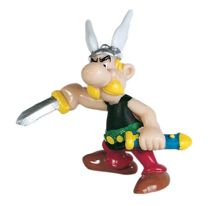 asterix with sword figure