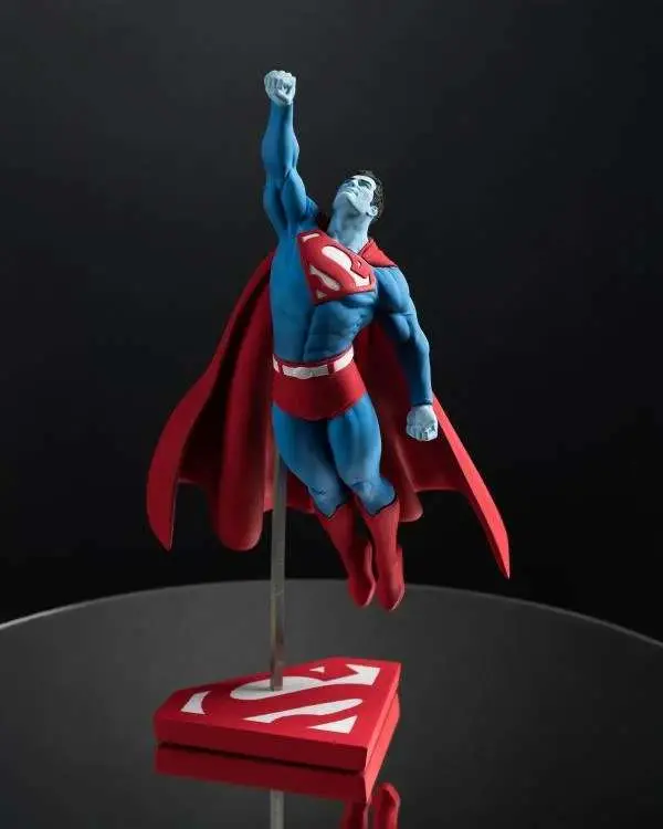 dc direct superman red and blue by gary frank resin statue