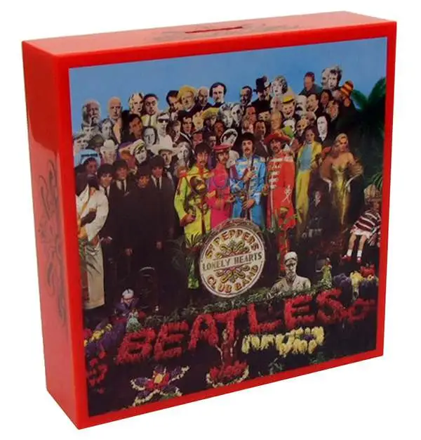 beatles sgt pepper cover coin bank