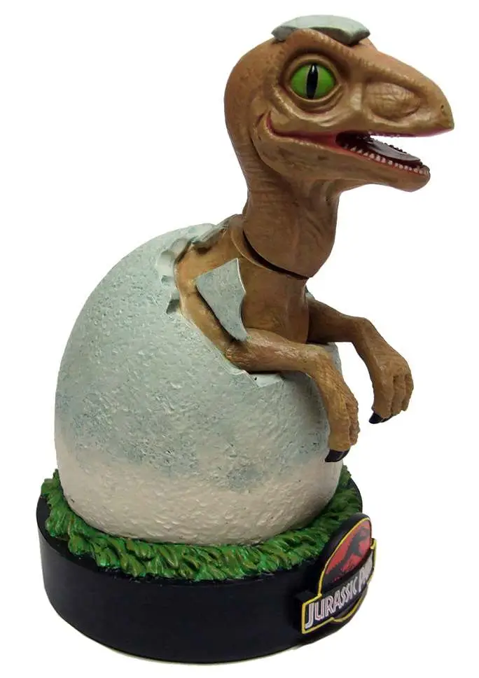 jurassic park raptor motion statue