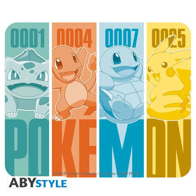 pokemon kanto starters flexible mousepad