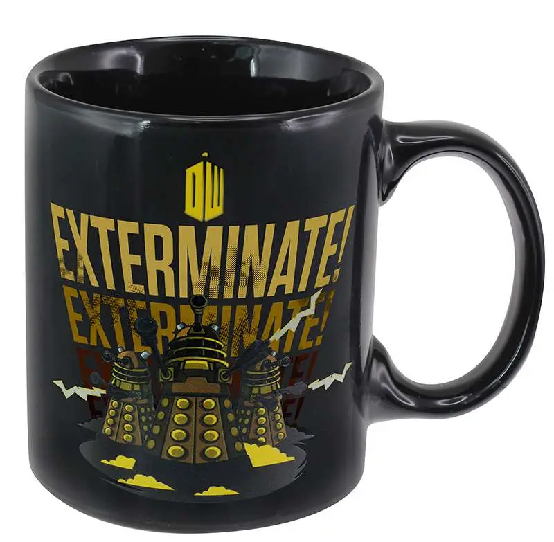 doctor who dalek heat change mug