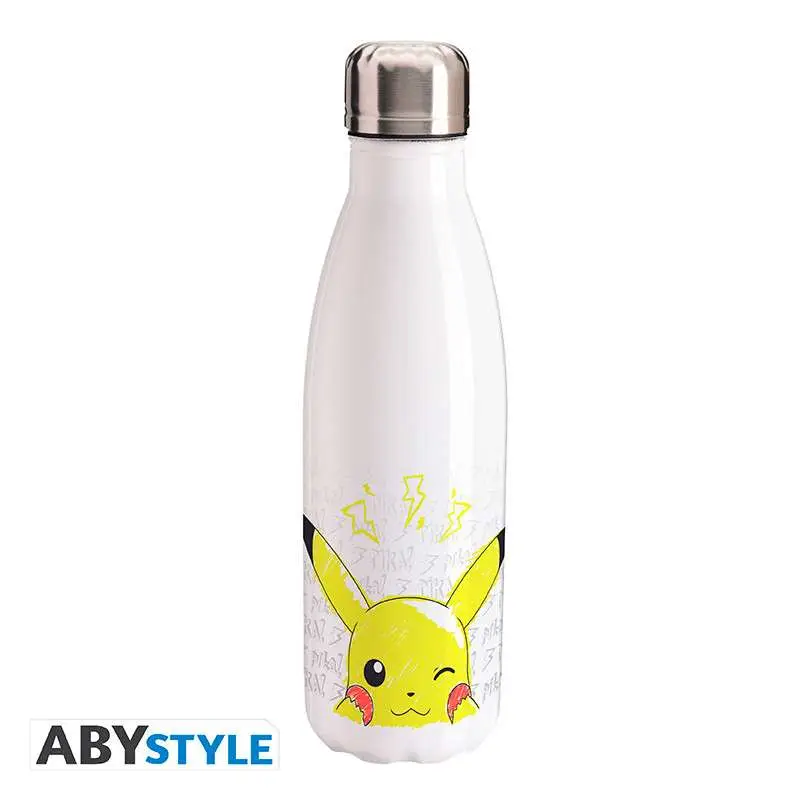 pokemon pikachu scribble water bottle