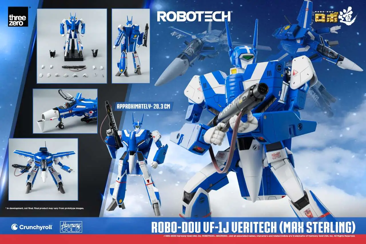 robo-dou robotech vf-1j veritech max sterling figure
