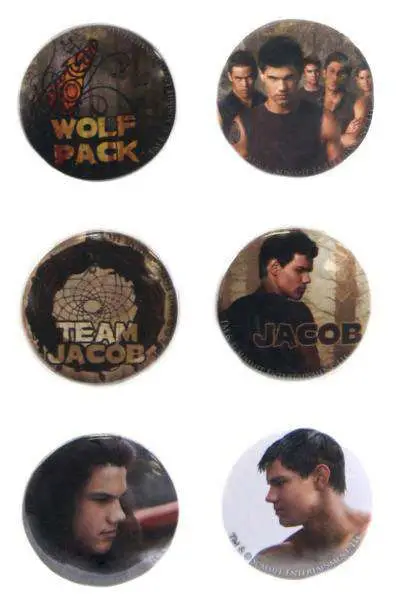 twilight new moon -pin set jacob sec st