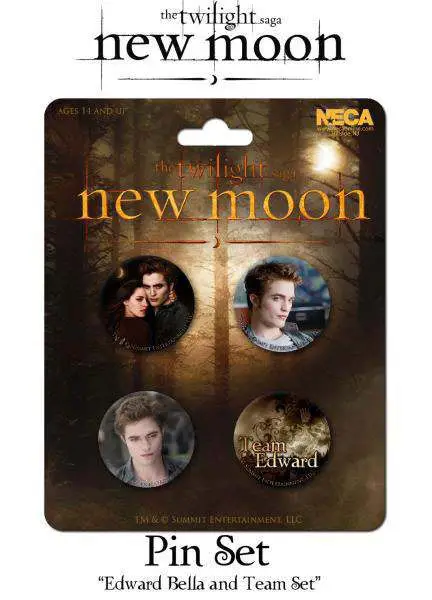 twilight new moon -pin set ed bella tem