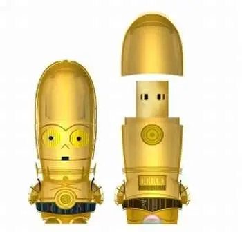 usb flash drive 4gb -sw c-3po-