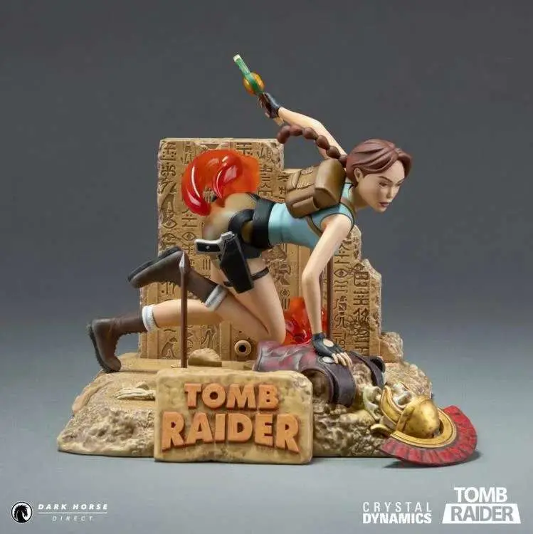 tomb rider lara croft classic era pvc statue