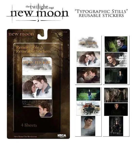 twilight new moon -reus stick typograph