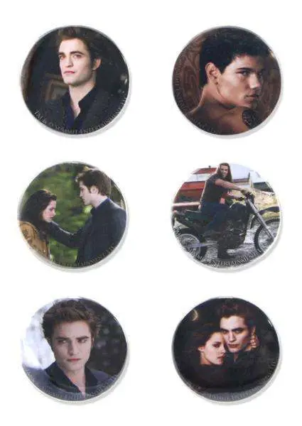 twilight new moon -pin set ed jac bella