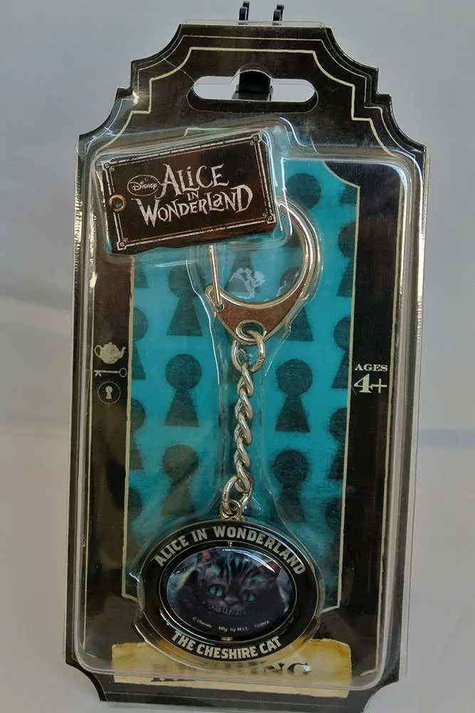 alice -key ring spinner cat glow in dark