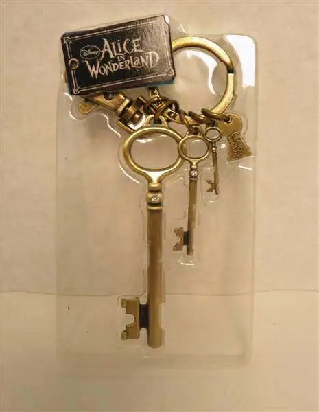 alice -key ring small key w/ 3 key dangl