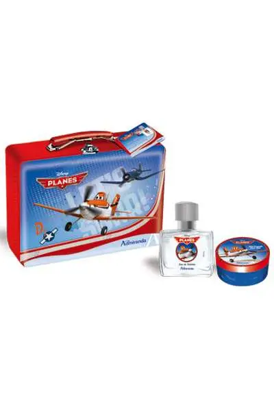 planes tin case (edt 50ml+gel cap 100ml)