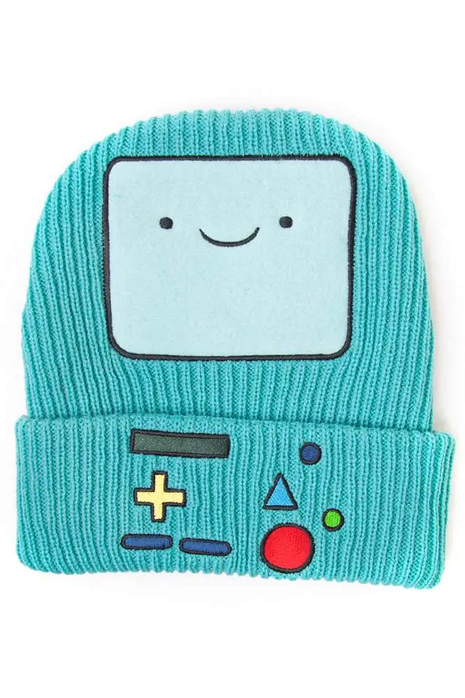 adventure time beemo blu beanie