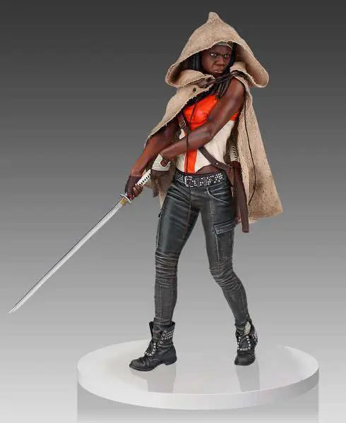 walking dead michonne statue
