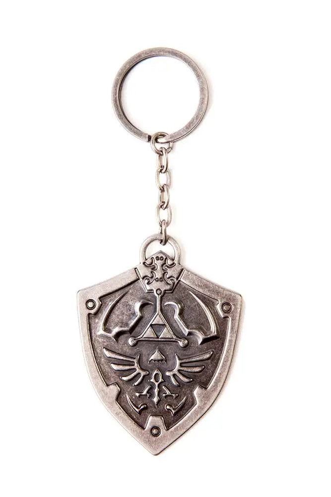 nintendo zelda sculpted metal keychain