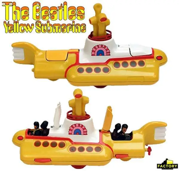 beatles 5" yellow submarine die-cast