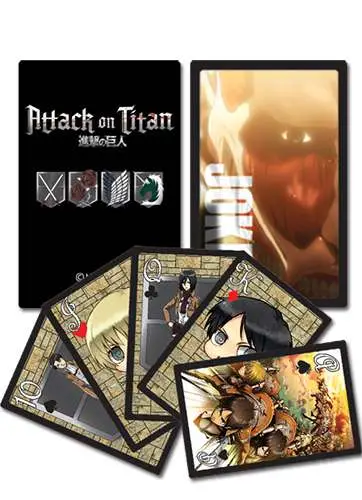 attack on titan playing cards