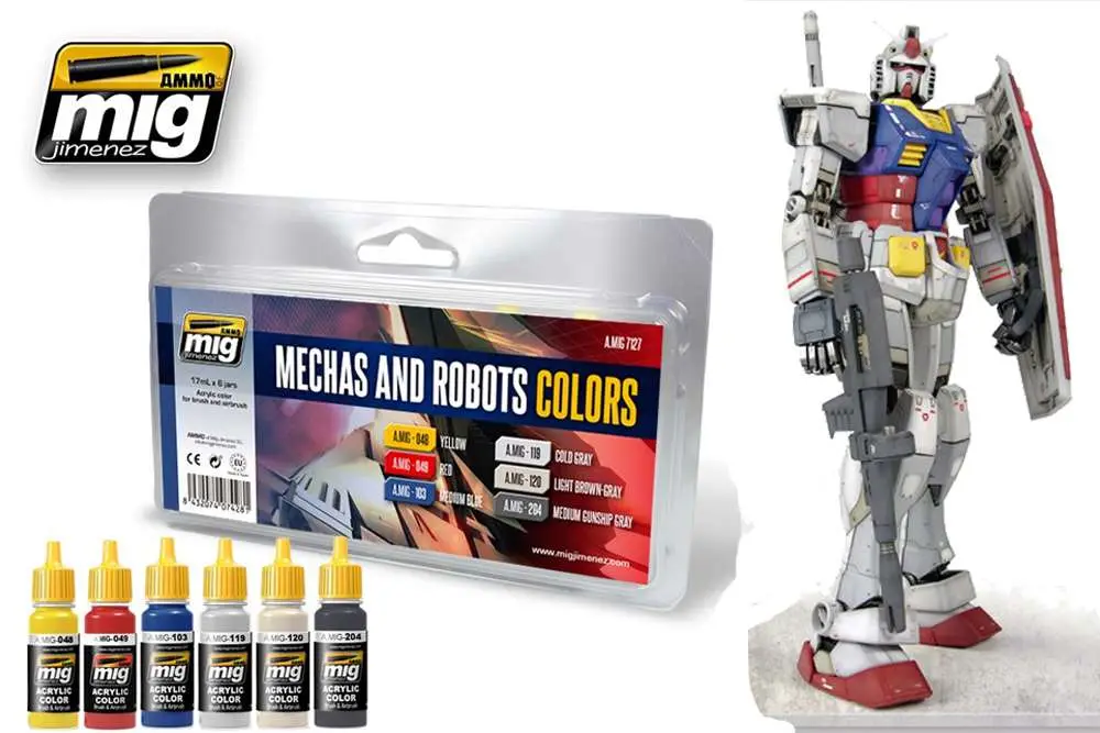 robots & mechas colors set 7127