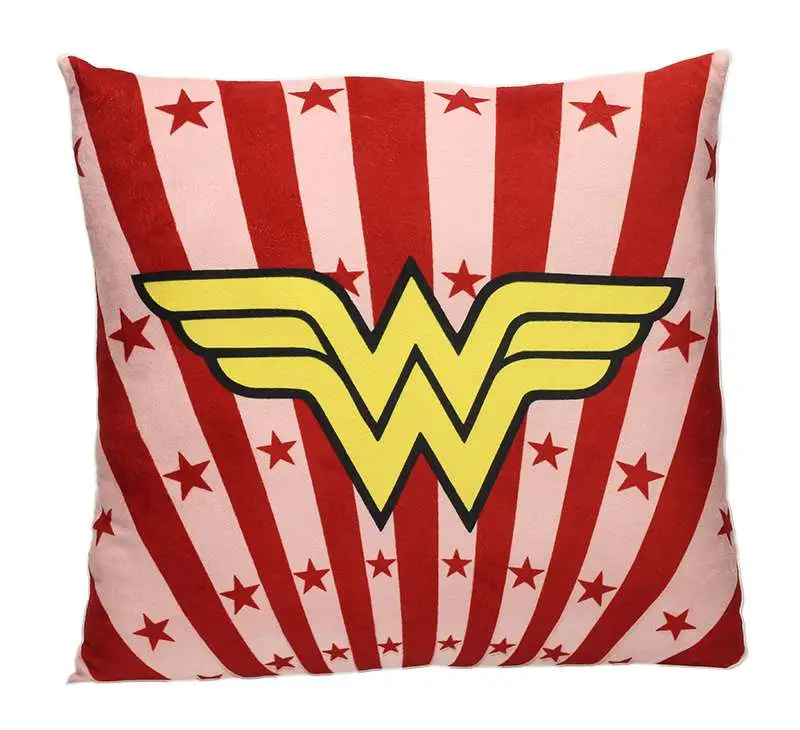 wonder woman symbol square cushion