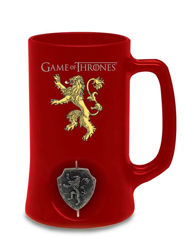 game of t lannister spin logo red stein
