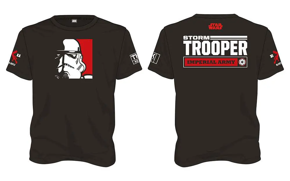 t/s sw stormtrooper imperial army black - s